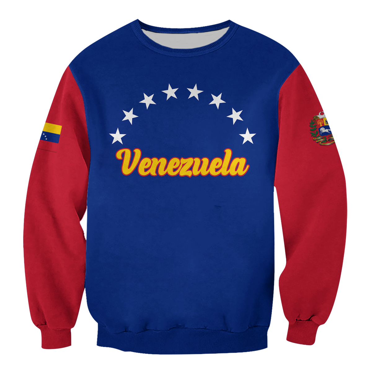 (Custom Personalised) Venezuela Baseball Pride Sweatshirt LT12 - Wonder Print Shop
