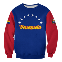 (Custom Personalised) Venezuela Baseball Pride Sweatshirt LT12 - Wonder Print Shop