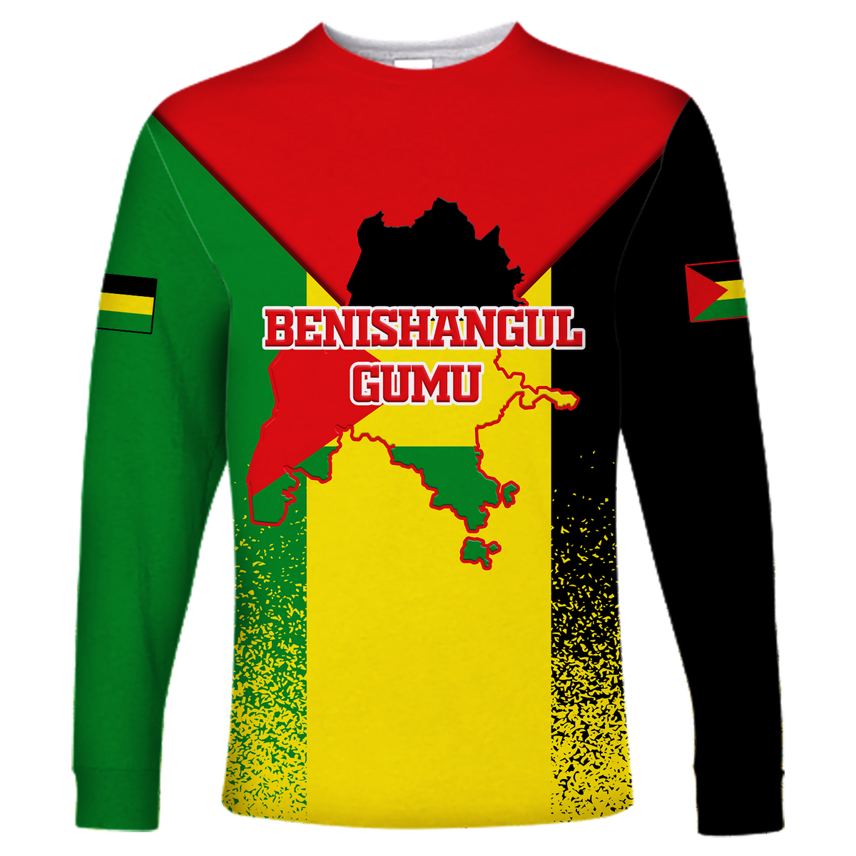 Benishangul-Gumuz Legend Ethiopia Long Sleeve Shirt LT12 - Wonder Print Shop