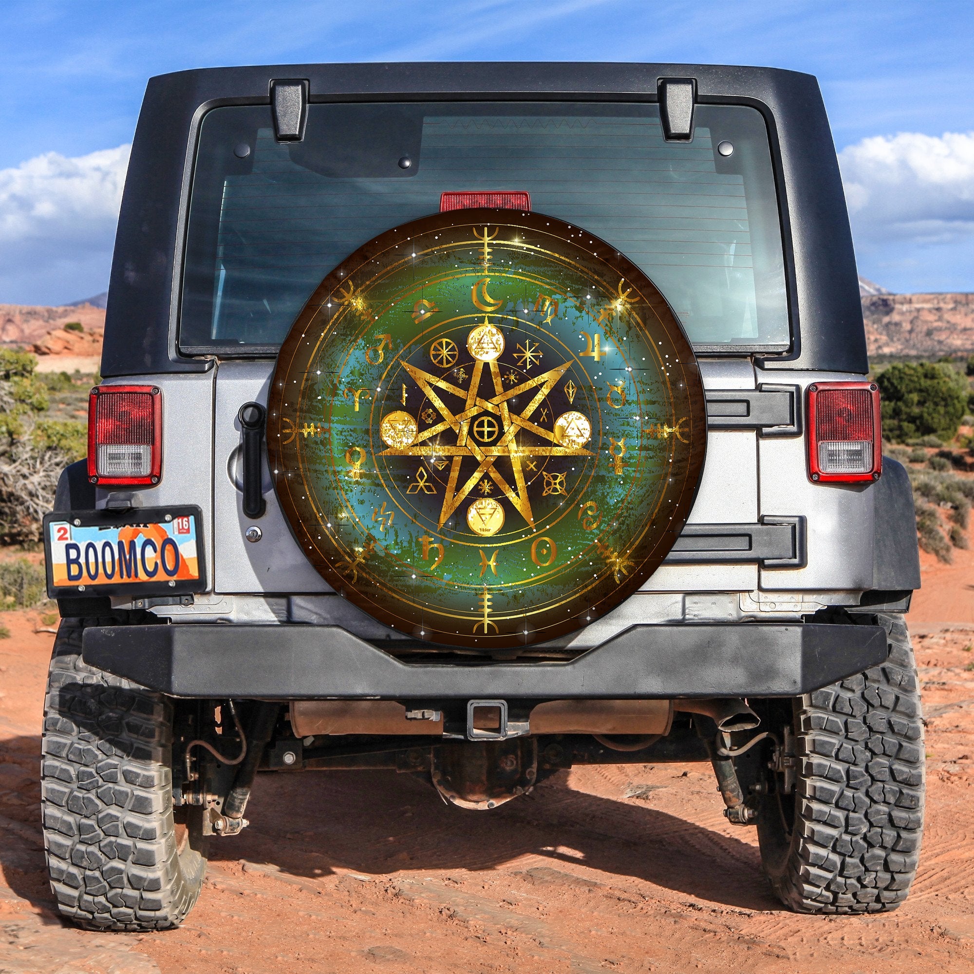 Celtic Mystic Wicca Divination Spare Tire Cover LT12 - Wonder Print Shop
