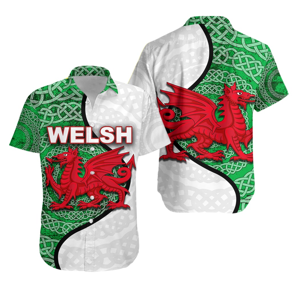 Wales Welsh Dragons Hawaiian Shirt LT20 - Wonder Print Shop