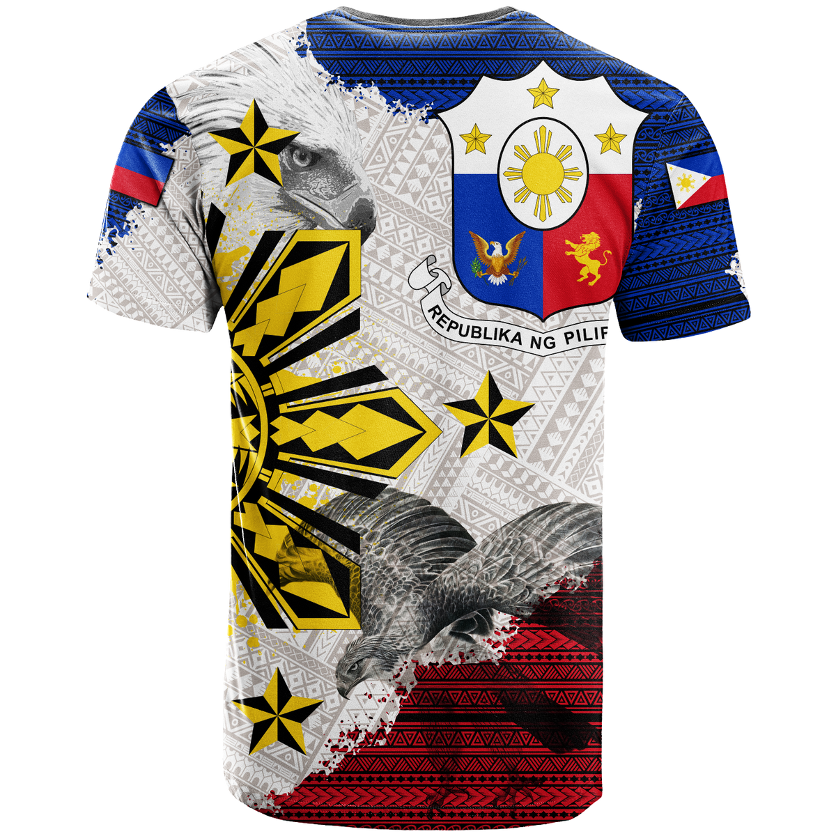 Philippines Filipino Tribal Eagle T Shirt LT2 - Wonder Print Shop