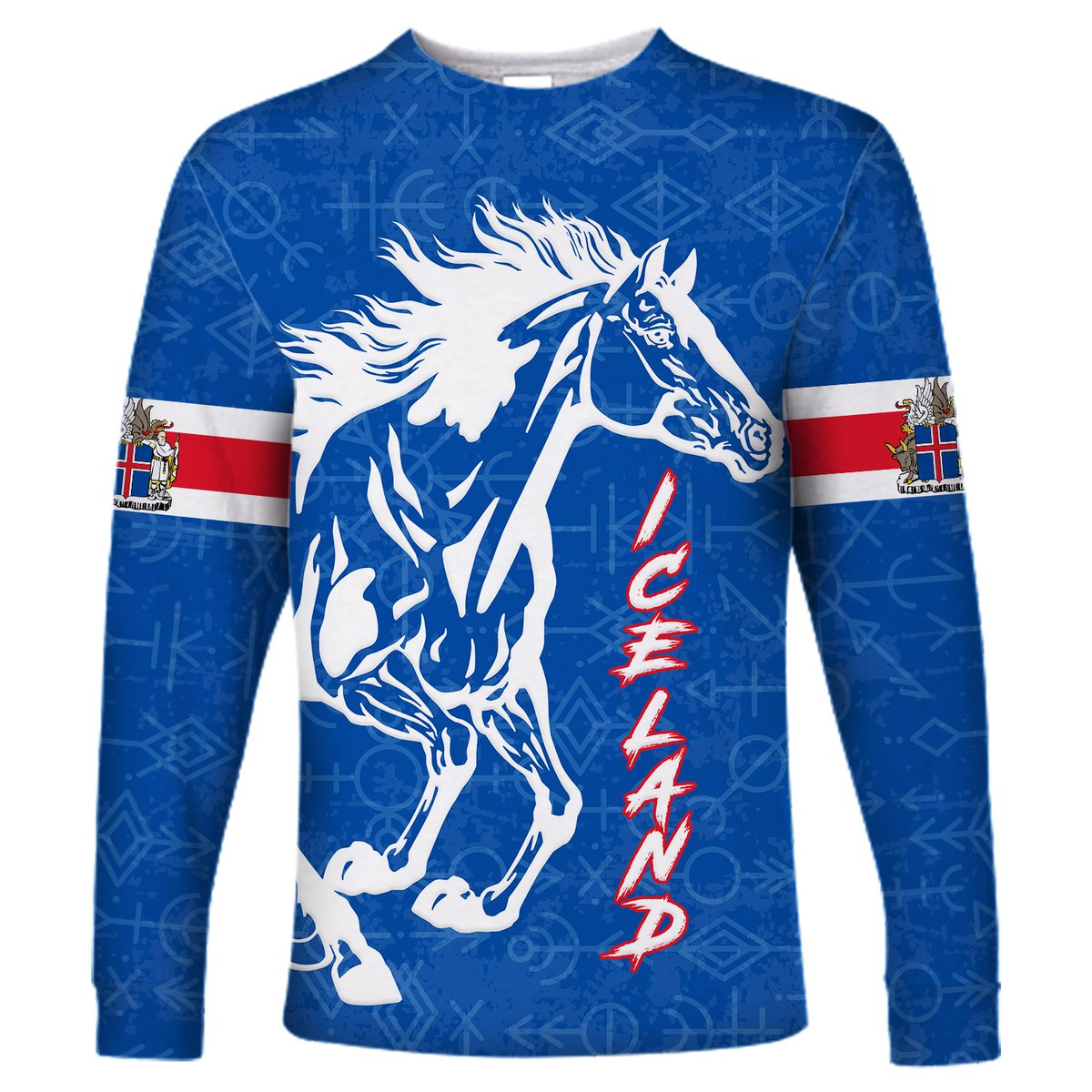 Icelandic Horse Pride Long Sleeve Shirt LT12 - Wonder Print Shop
