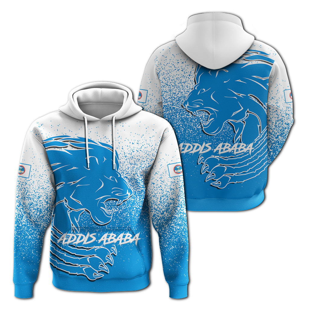 Addis Ababa Lion Legend Ethiopia Hoodie LT12 - Wonder Print Shop