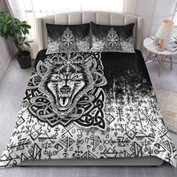 Viking Wolf With Vegvisir Art Bedding Set LT12 - Wonder Print Shop