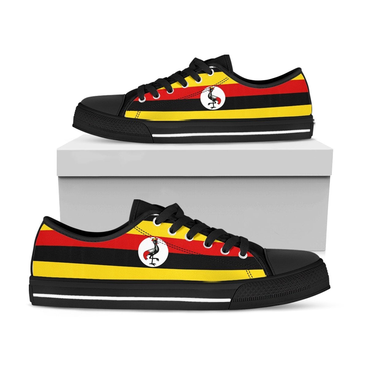 african-footwear-uganda-flag-low-top-shoe