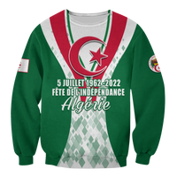 Algeria Independence Day 5 Juillet 1962 - 2022 Sweatshirt LT12 - Wonder Print Shop