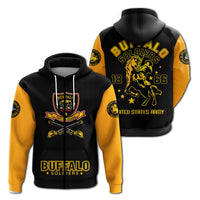 Buffalo Soldiers Hoodie African American Legend Of The Black Soldiers LT2 - Wonder Print Shop