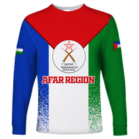 Afar Region Legend Ethiopia Long Sleeve Shirt LT12 - Wonder Print Shop