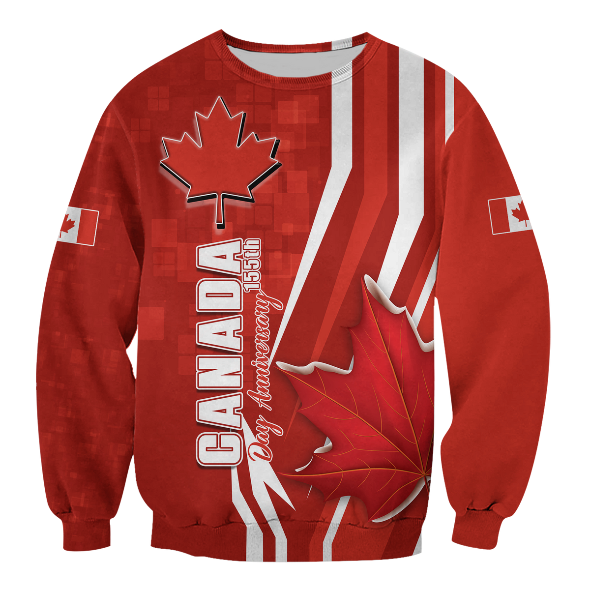 Canada Day Anniversary Pride Sweatshirt LT12 - Wonder Print Shop