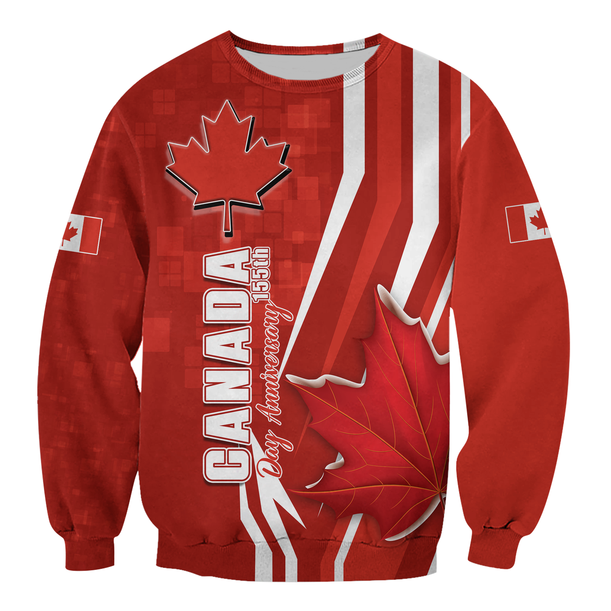 Canada Day Anniversary Pride Sweatshirt LT12 - Wonder Print Shop