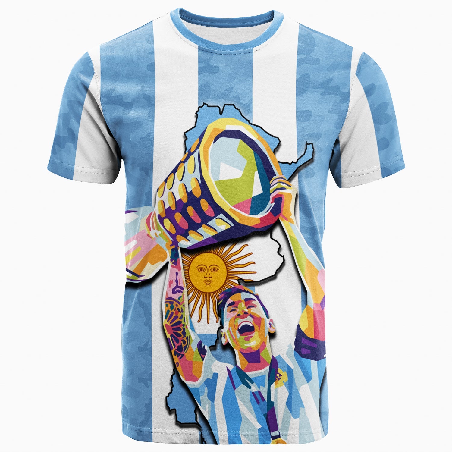 Argentina Copa America 2021 T Shirt LT12 - Wonder Print Shop