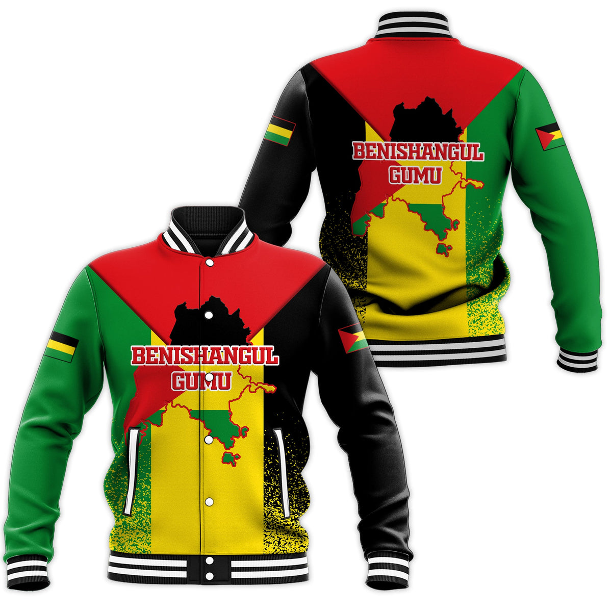 Benishangul-Gumuz Legend Ethiopia Baseball Jacket LT12 - Wonder Print Shop