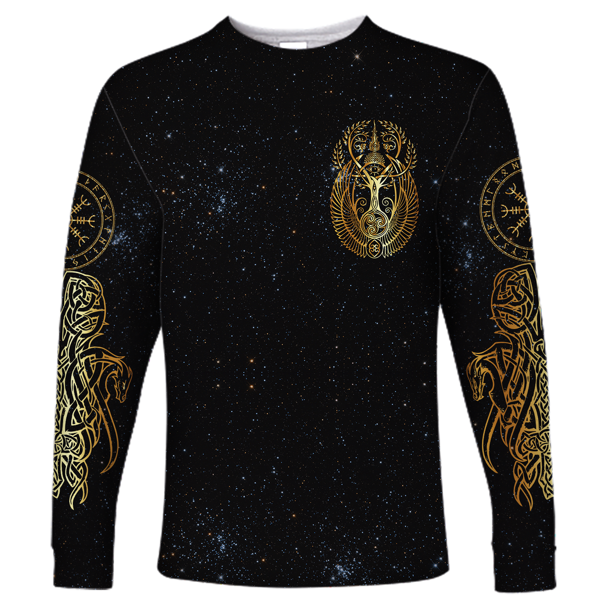 Viking Yggdrasil Tree Of Life Odin Long Sleeve Shirt LT12 - Wonder Print Shop