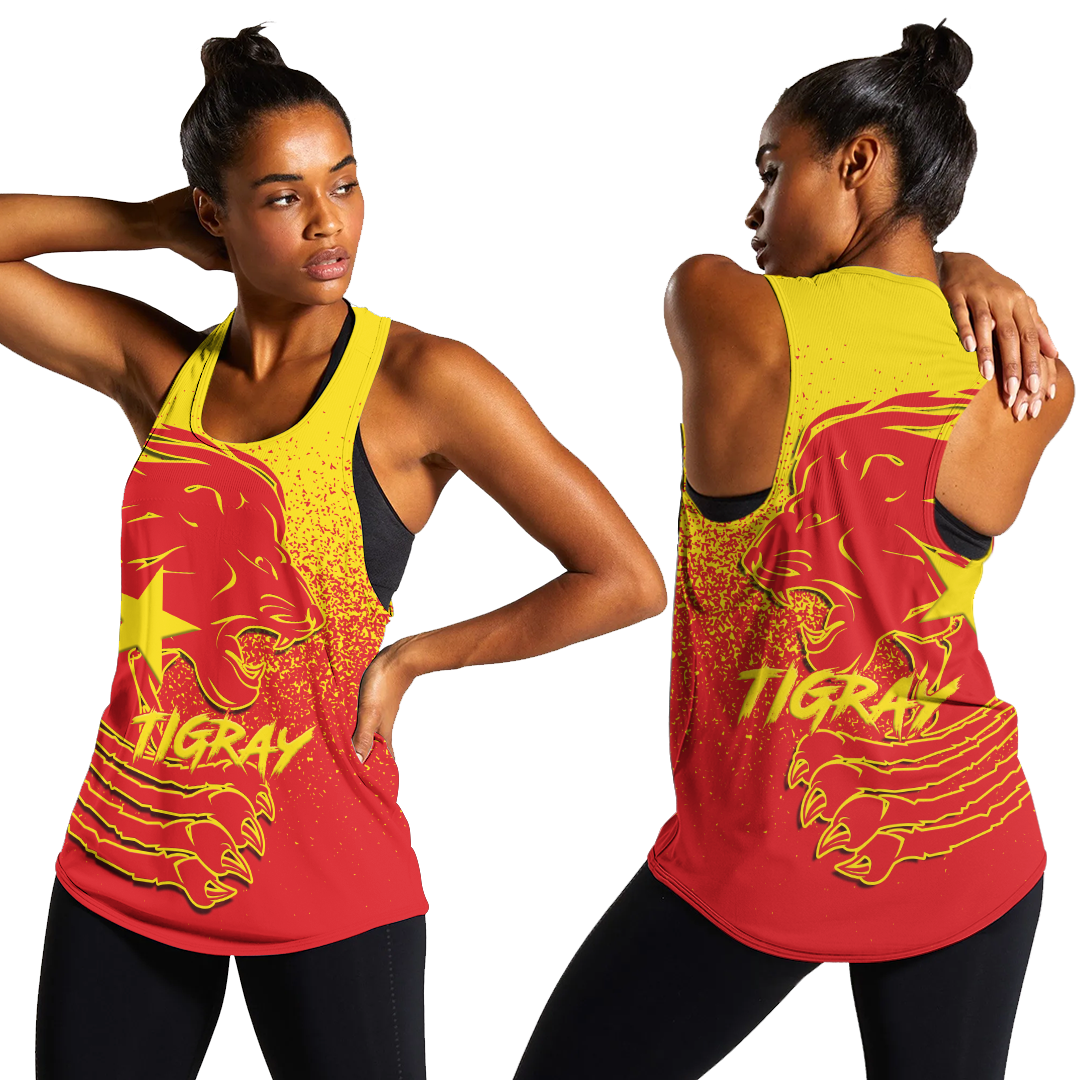 Tigray Lion Legend Women Tank Top LT12 - Wonder Print Shop