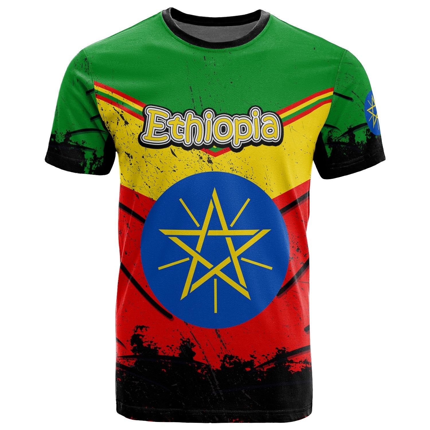 ethiopia-t-shirt-vintage-grunge-style