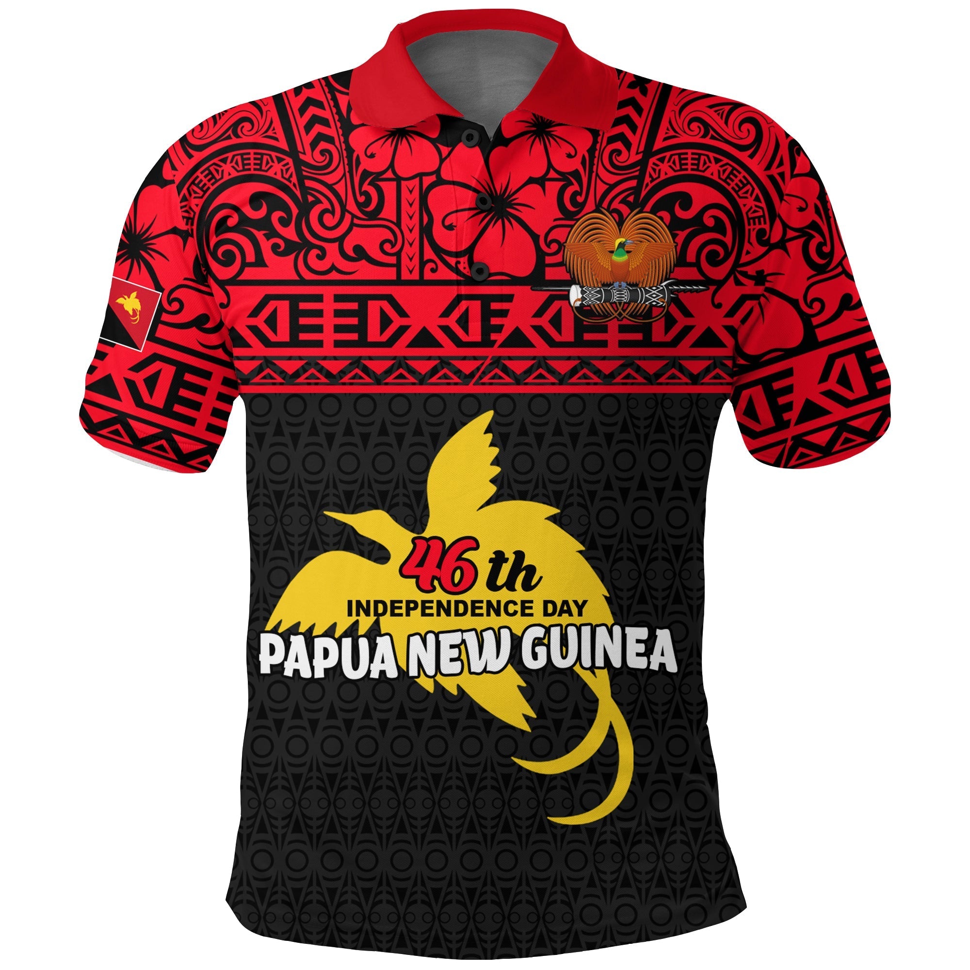 Papua New Guinea Polo Shirt Independence Day LT12 - Wonder Print Shop