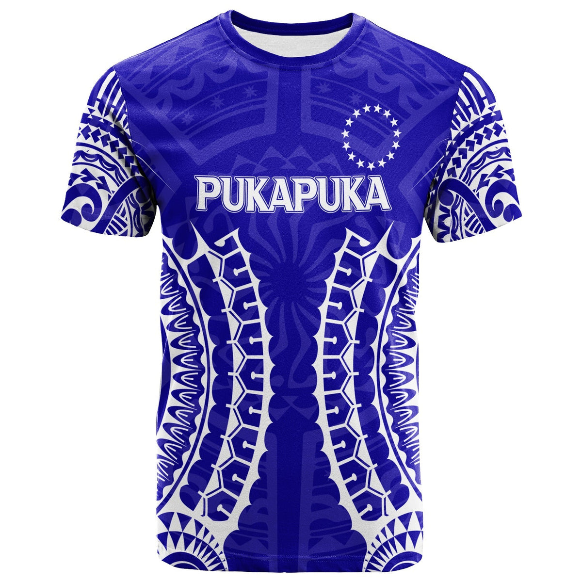 Cook Islands Pukapuka T Shirt Tribal Pattern LT12 - Wonder Print Shop