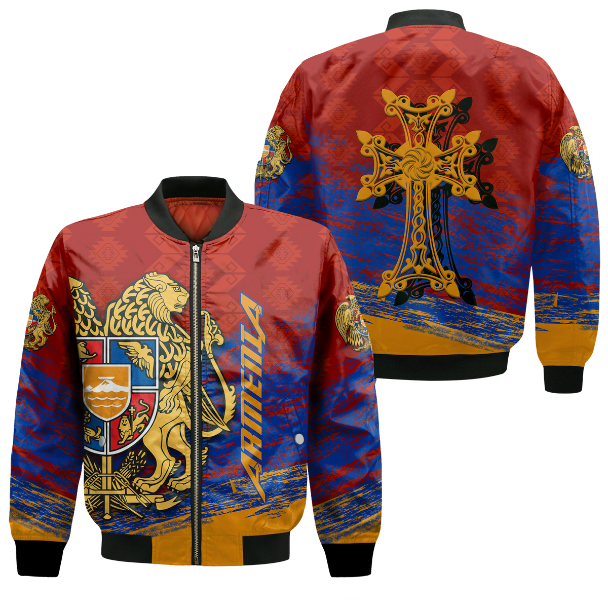 Armenia Khachkar Pride Bomber Jacket LT12 - Wonder Print Shop