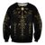 Viking Helm of Awe Gold Art Sweatshirt LT12 - Wonder Print Shop