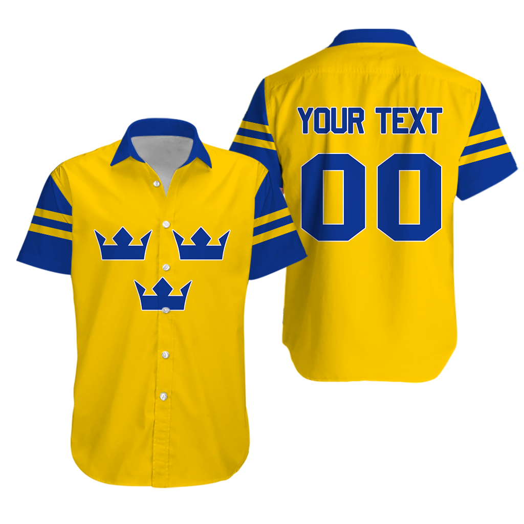 custom-personalised-sweden-hockey-pride-hawaiian-shirt