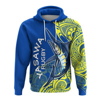Yasawa Rugby Union Fiji Hoodie - Tapa Pattern LT12 - Wonder Print Shop