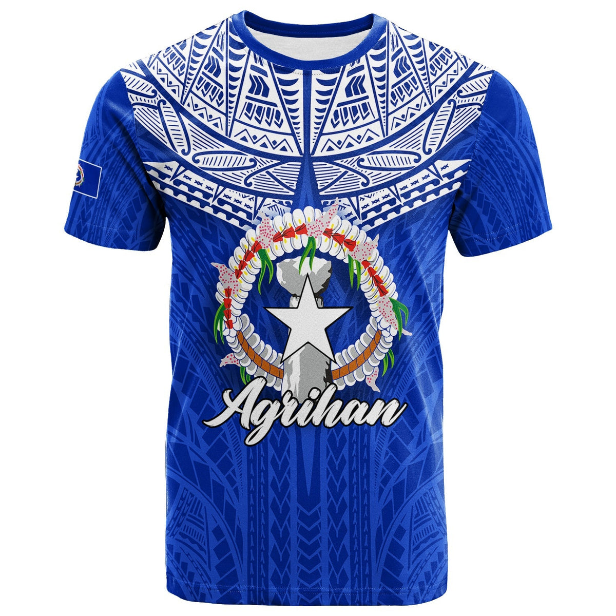 Custom Northern Mariana Islands T Shirt Agrihan LT12 - Wonder Print Shop