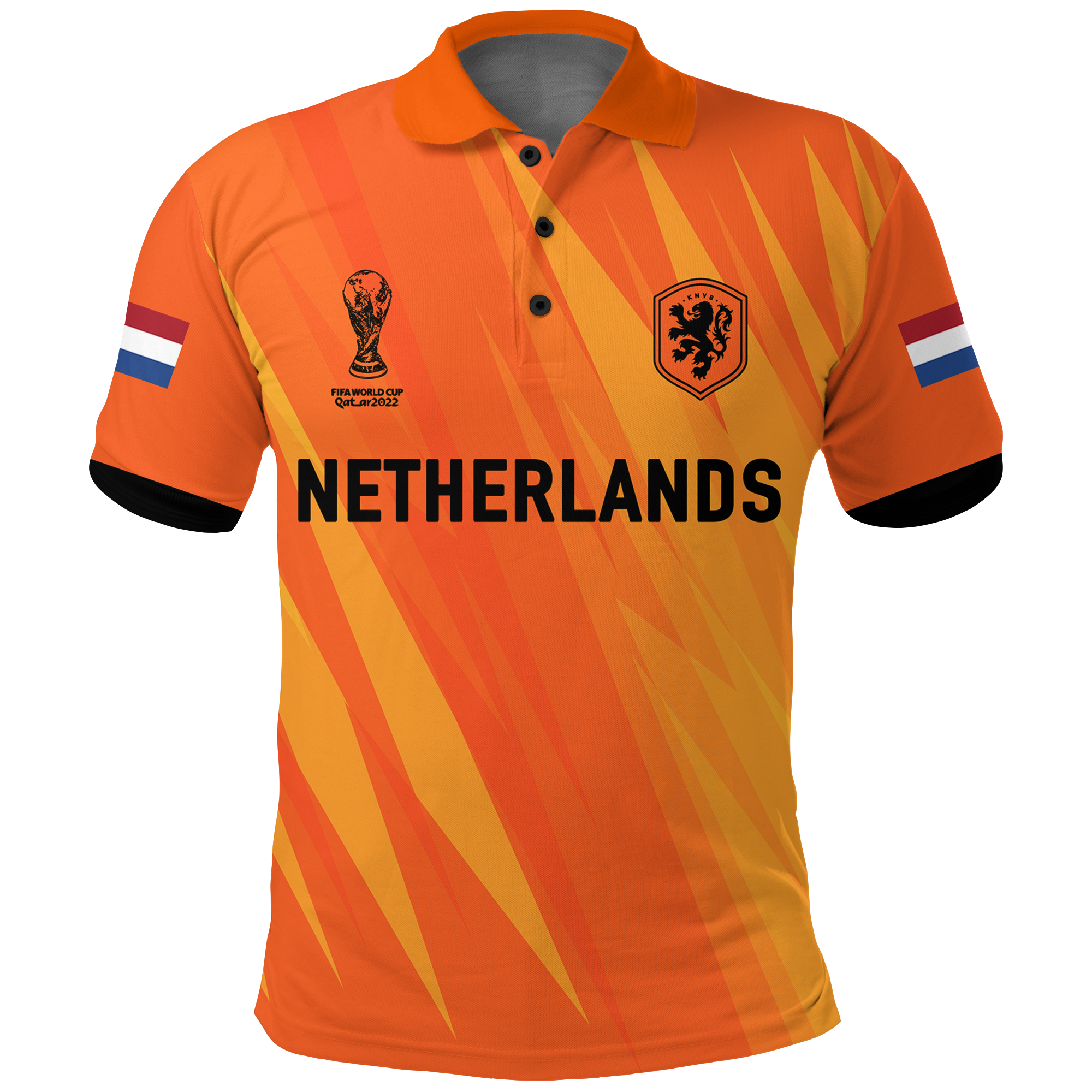 Netherlands Polo Shirt Football 2022 Champions Pride LT12 - Wonder Print Shop