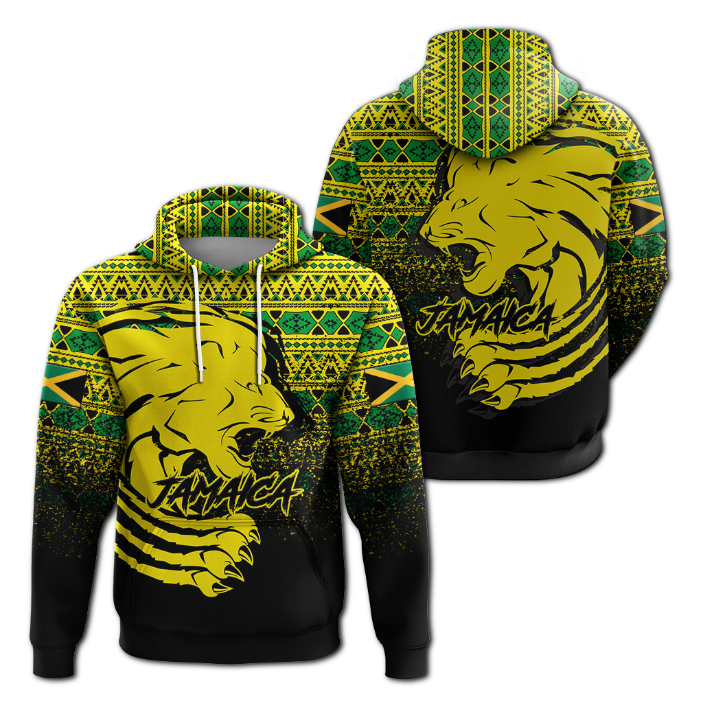 Jamaica Lion Legend Hoodie LT12 - Wonder Print Shop