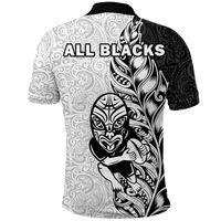 New Zealand Maori All Black Rugby Polo Shirt LT2 - Wonder Print Shop