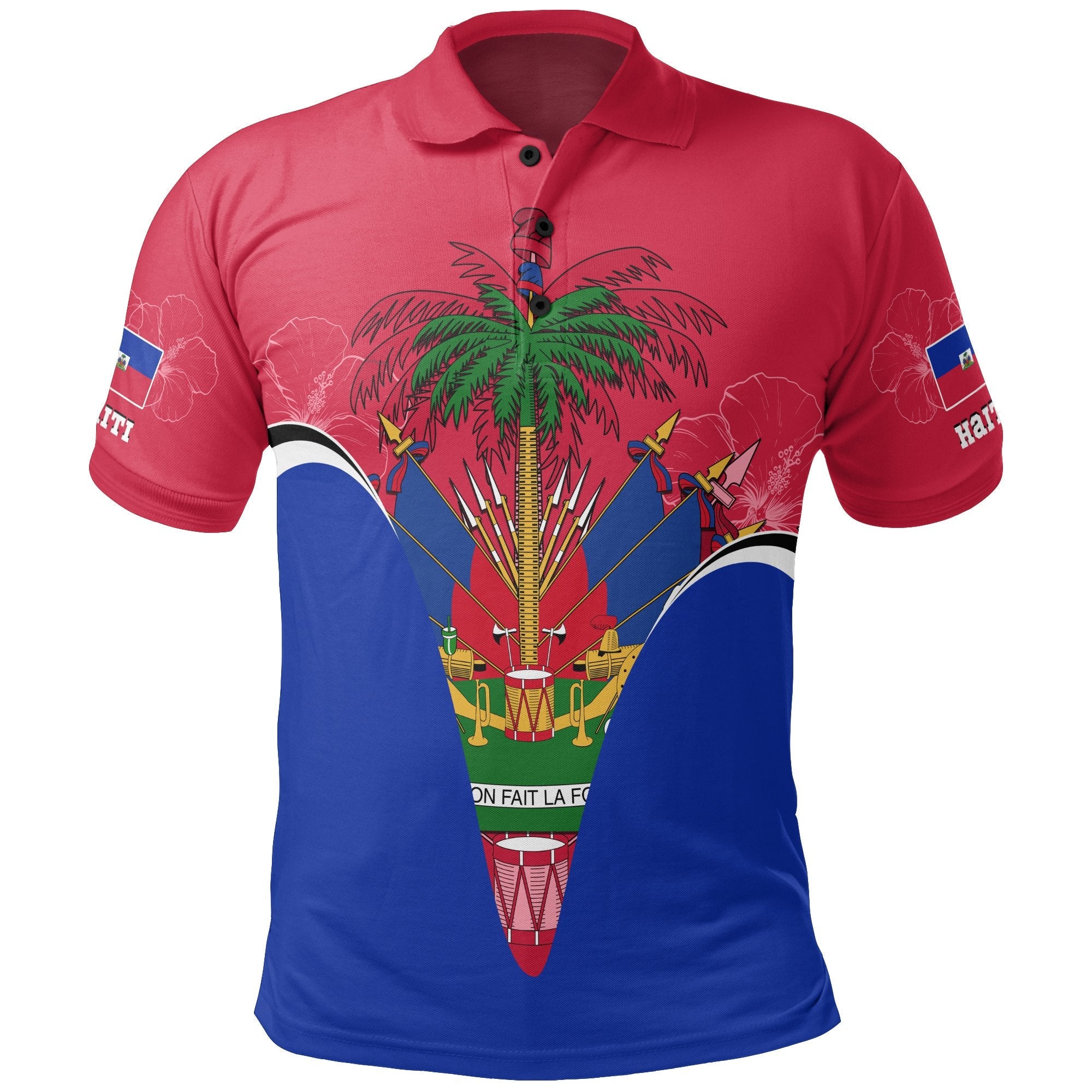 haiti-polo-shirt-haiti-coat-of-arms