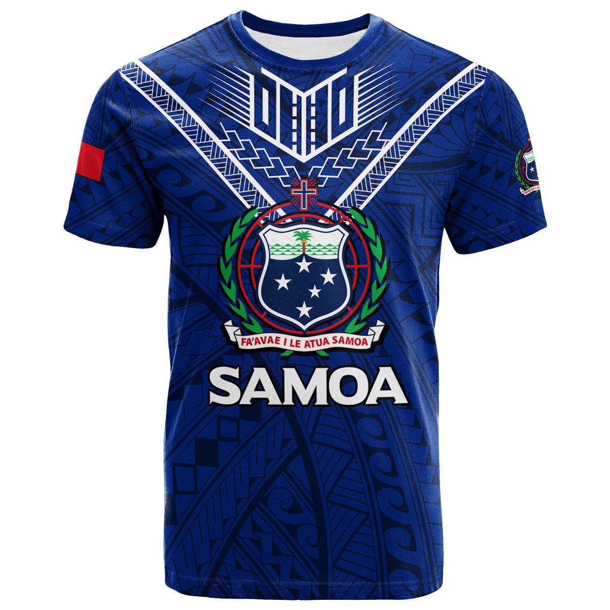 Samoa T Shirt Nationaln Warrior Pride LT12 - Wonder Print Shop