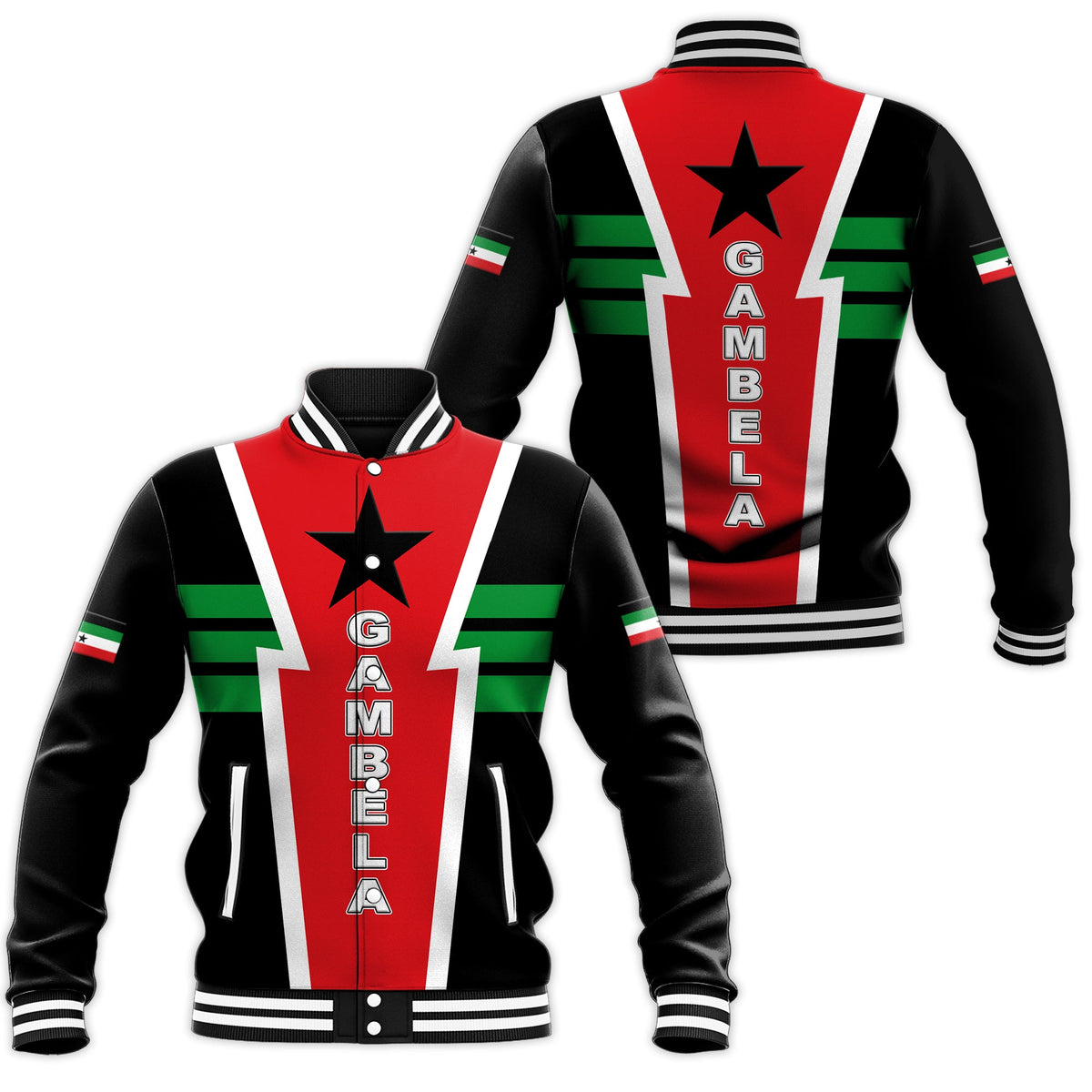 Gambela Region Legend Ethiopia Baseball Jacket LT12 - Wonder Print Shop