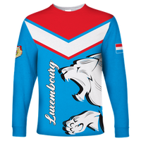 Luxembourg Long Sleeve Shirt - Lion Legends LT12 - Wonder Print Shop