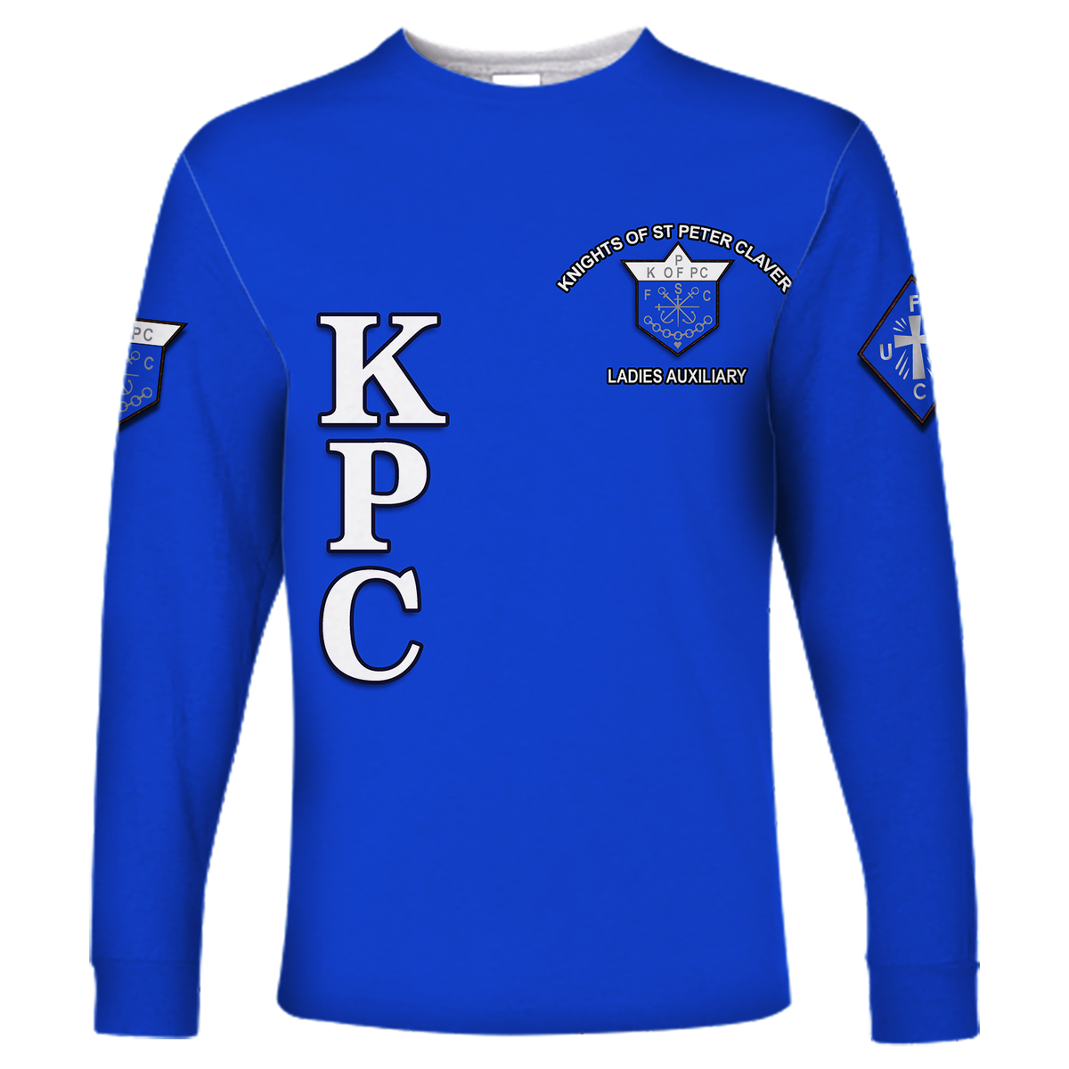 Knights of Peter Claver and Ladies Auxiliary Long Sleeve Shirt LT12 - Wonder Print Shop