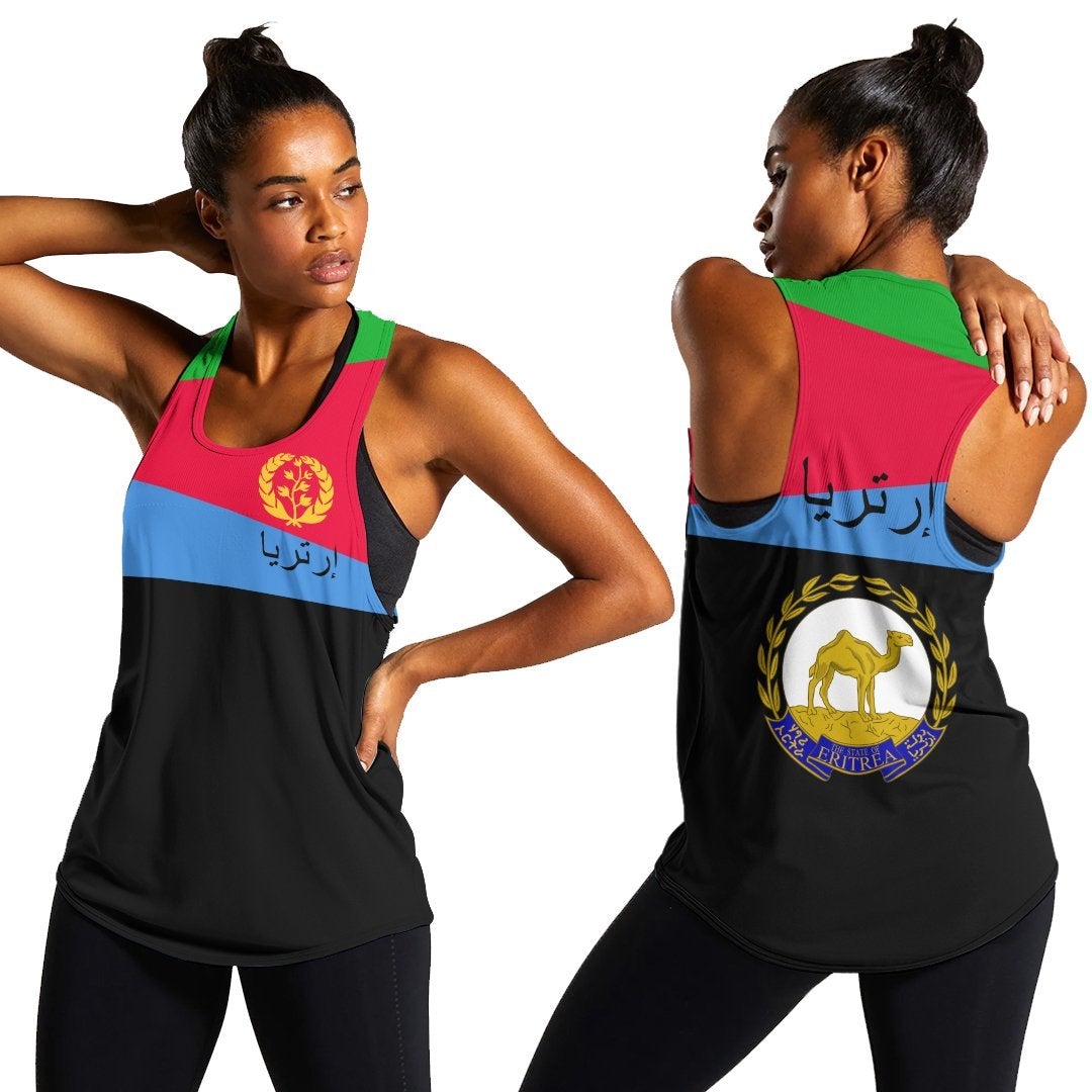Eritrea Women Tank Top - Flag Style LT12 - Wonder Print Shop