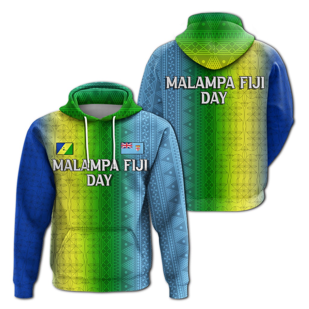 Vanuatu Malampa Fiji Day Hoodie Flag Version LT12 - Wonder Print Shop