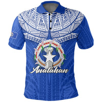Custom Northern Mariana Islands Polo Shirt Anatahan LT12 - Wonder Print Shop