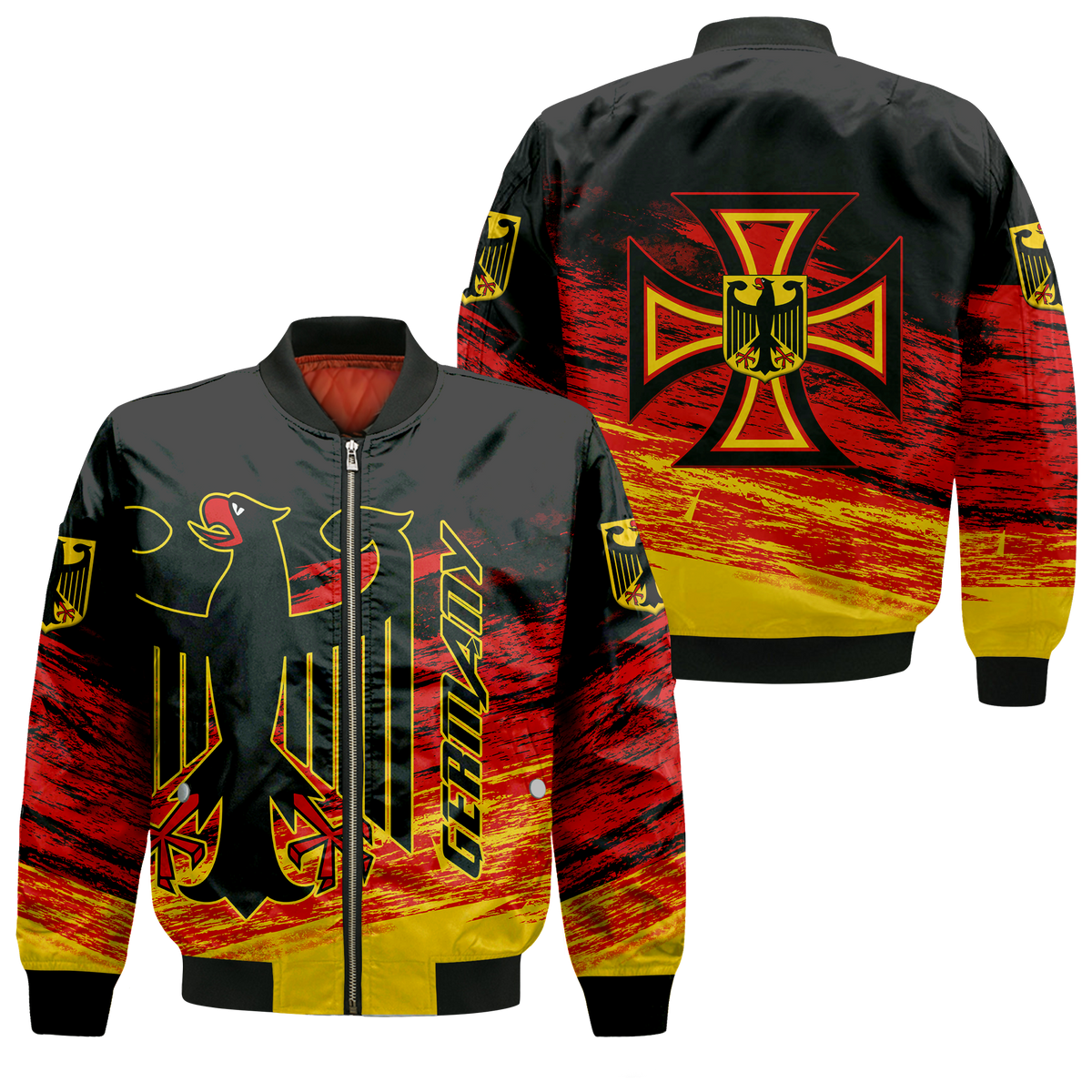 Germany Iron Cross Pride Bomber Jacket LT12 - Wonder Print Shop