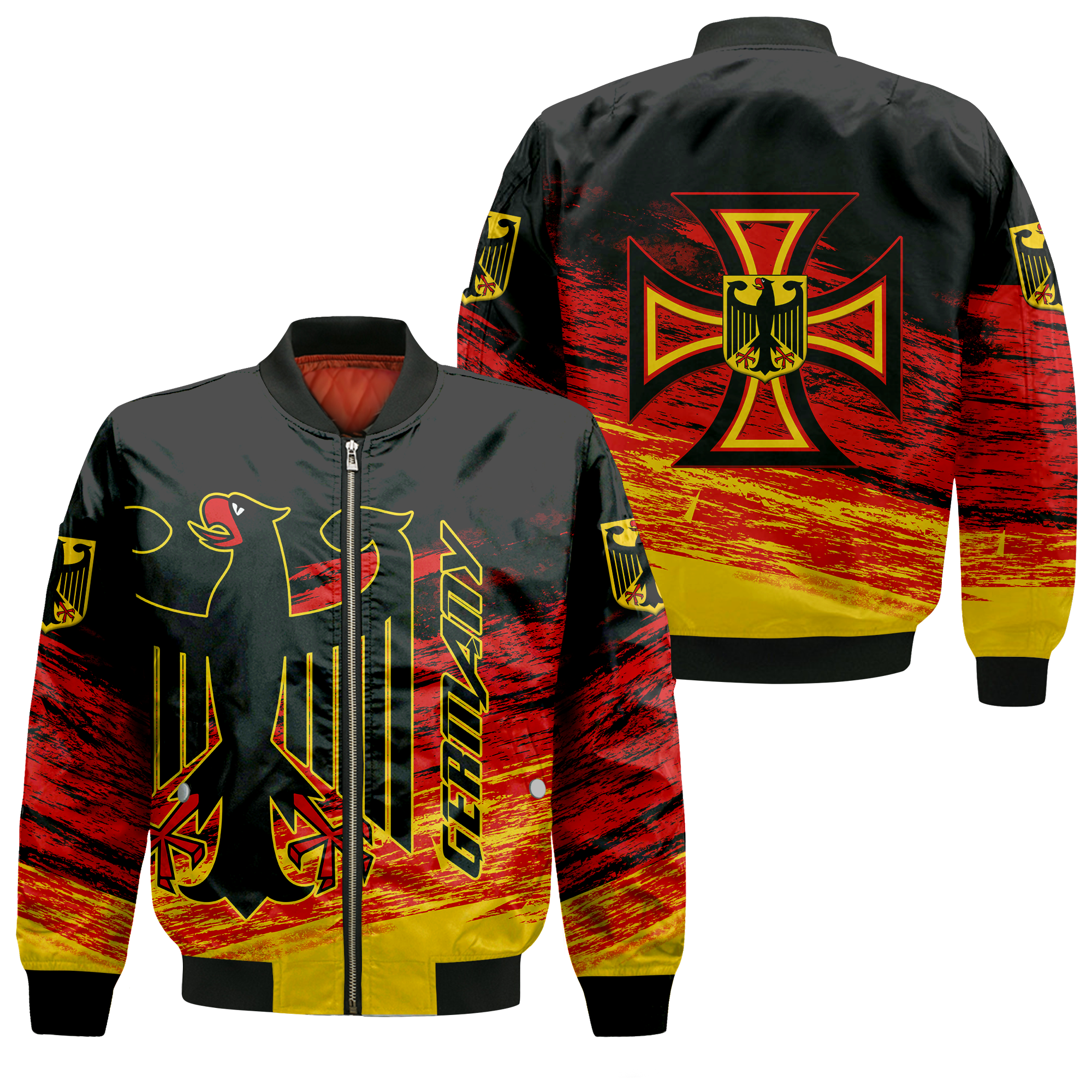 Germany Iron Cross Pride Bomber Jacket LT12 - Wonder Print Shop