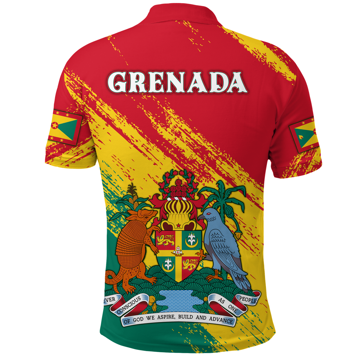 Grenada Happy Polo Shirt Independence Day LT2 - Wonder Print Shop