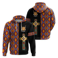 Native American Navajo Cross Heritage Hoodie LT12 - Wonder Print Shop