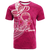 Breast Cancer Pink Ribbon Butterfly Polynesian Pink Version T Shirt LT12 - Wonder Print Shop