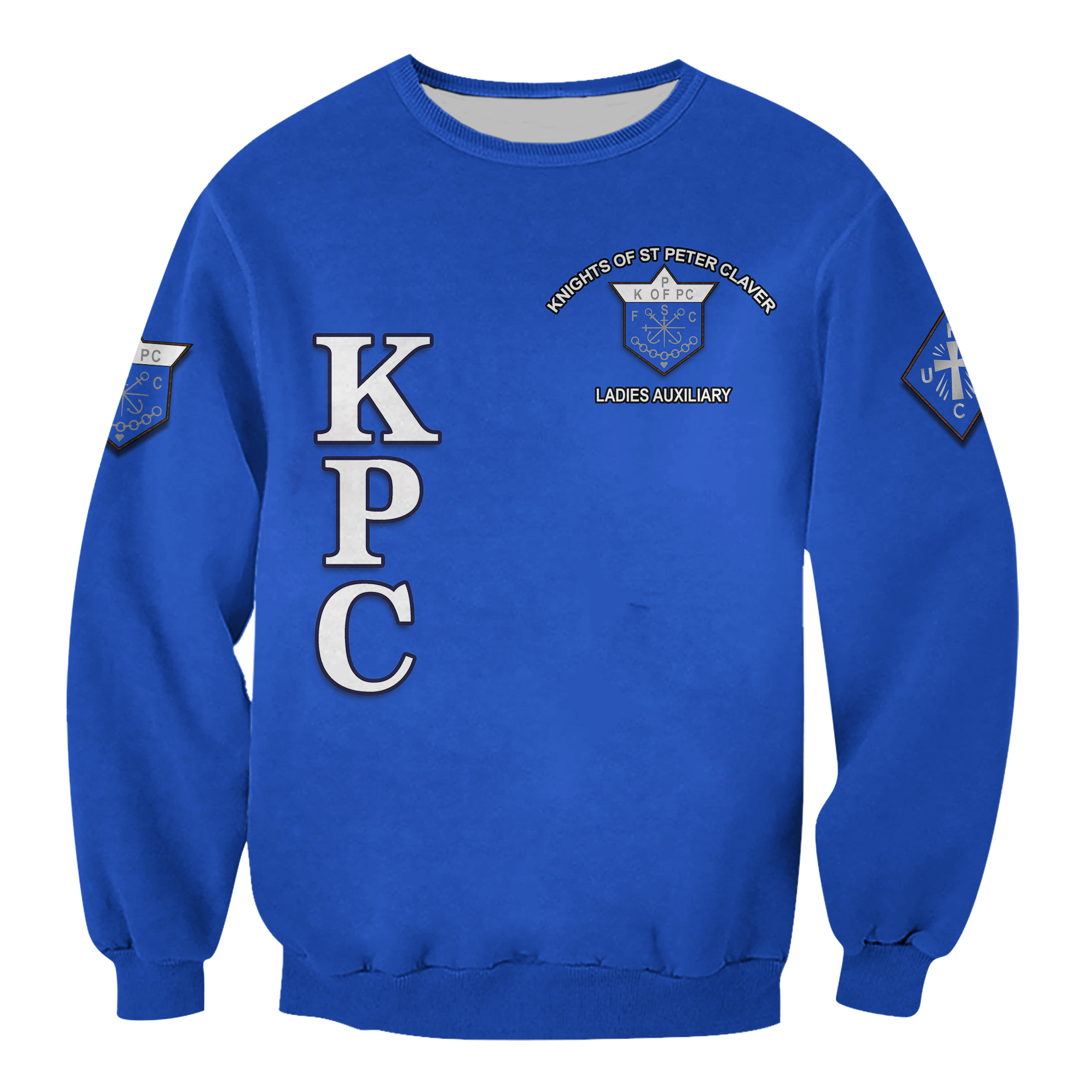 Knights of Peter Claver and Ladies Auxiliary Sweatshirt LT12 - Wonder Print Shop