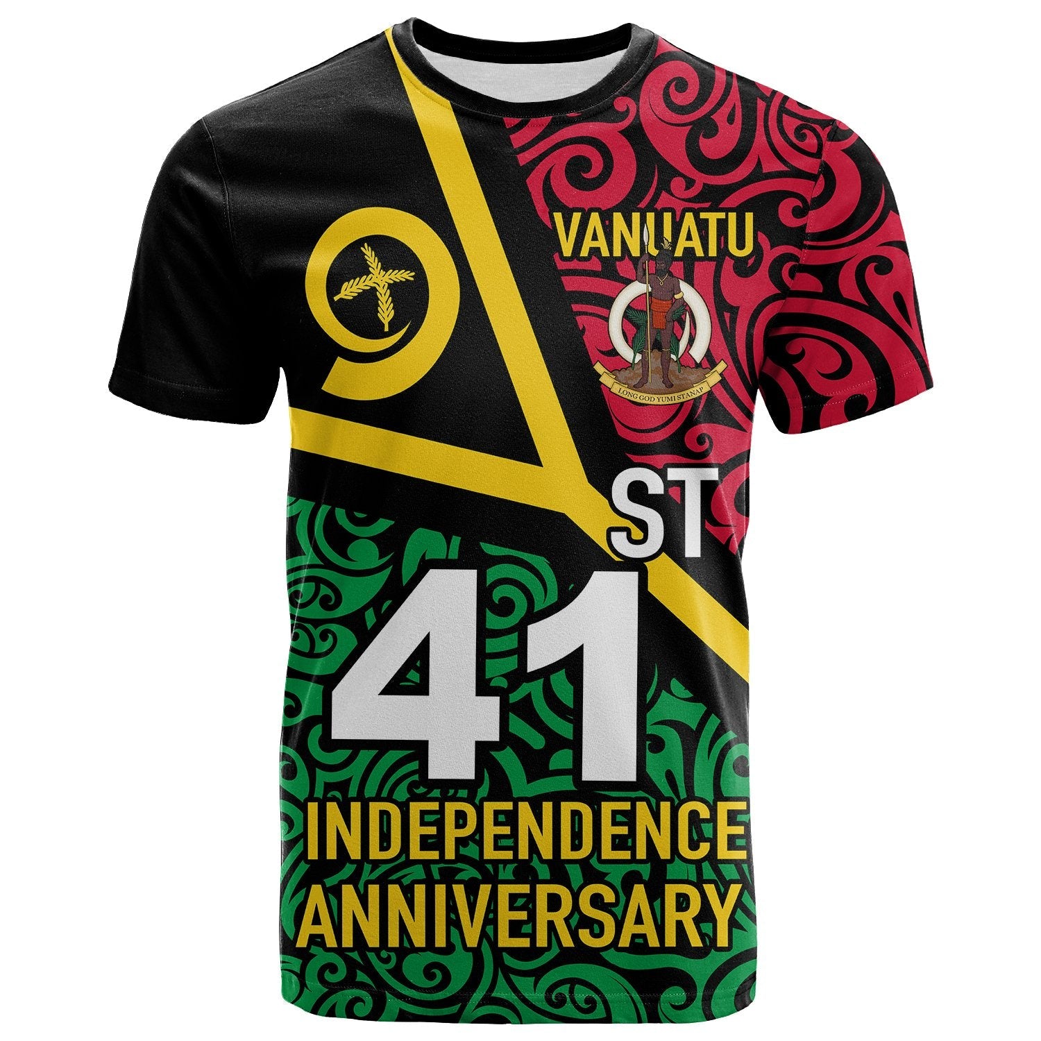 Vanuatu Independence Day T Shirt LT20 - Wonder Print Shop