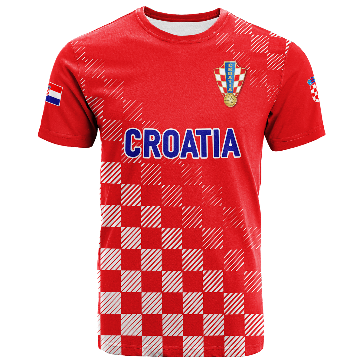Custom Croatia Football 2022 Champions Pride T Shirt Red LT12 - Wonder Print Shop