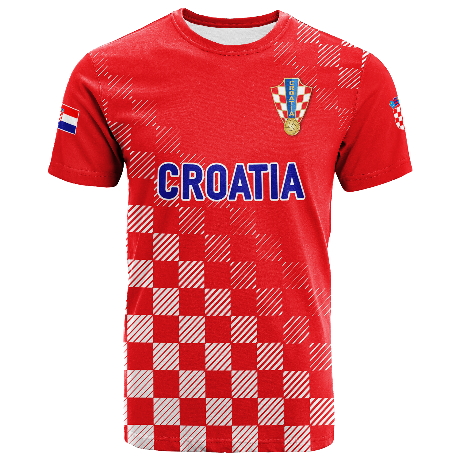 Custom Croatia Football 2022 Champions Pride T Shirt Red LT12 - Wonder Print Shop