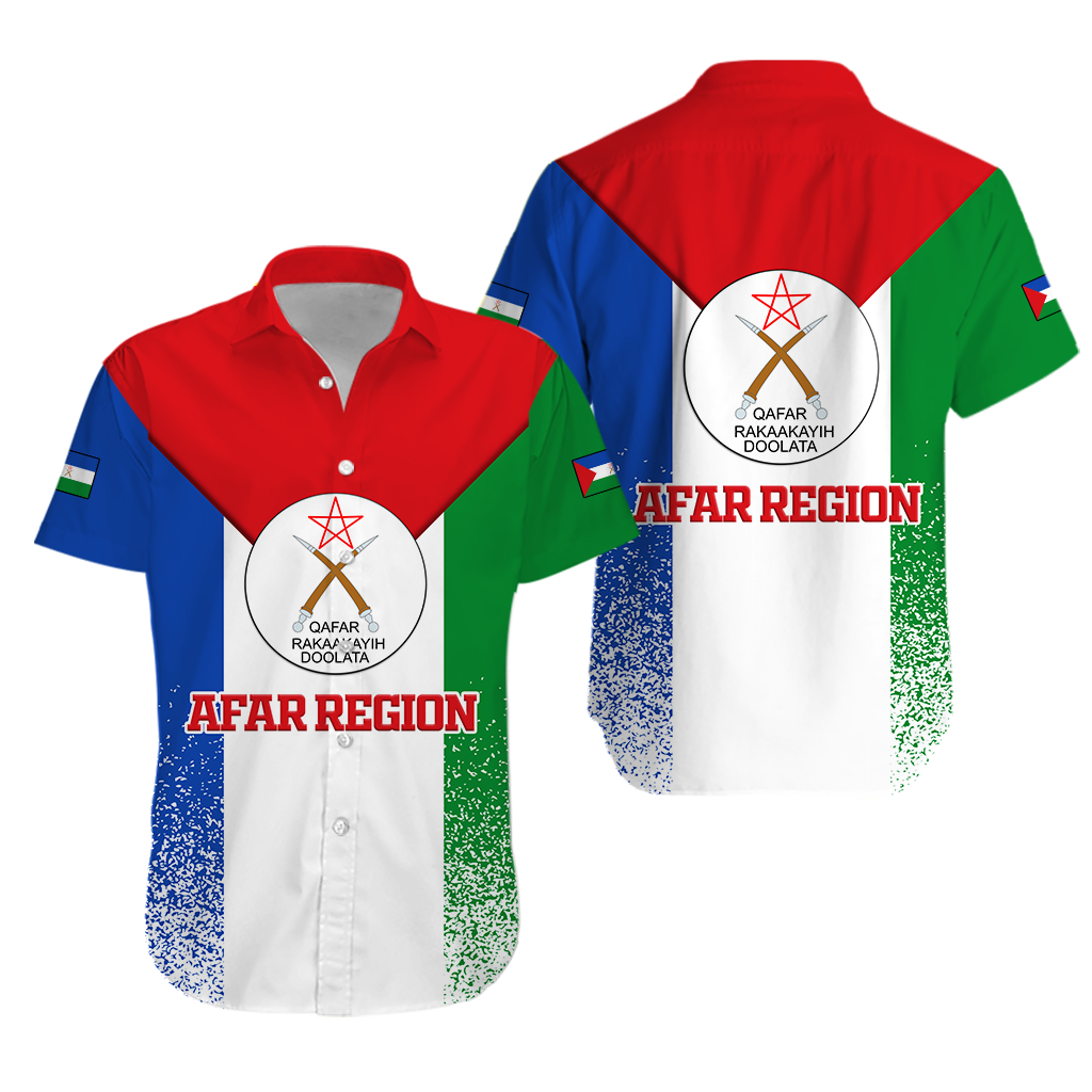 Afar Region Legend Ethiopia Hawaiian Shirt LT12 - Wonder Print Shop