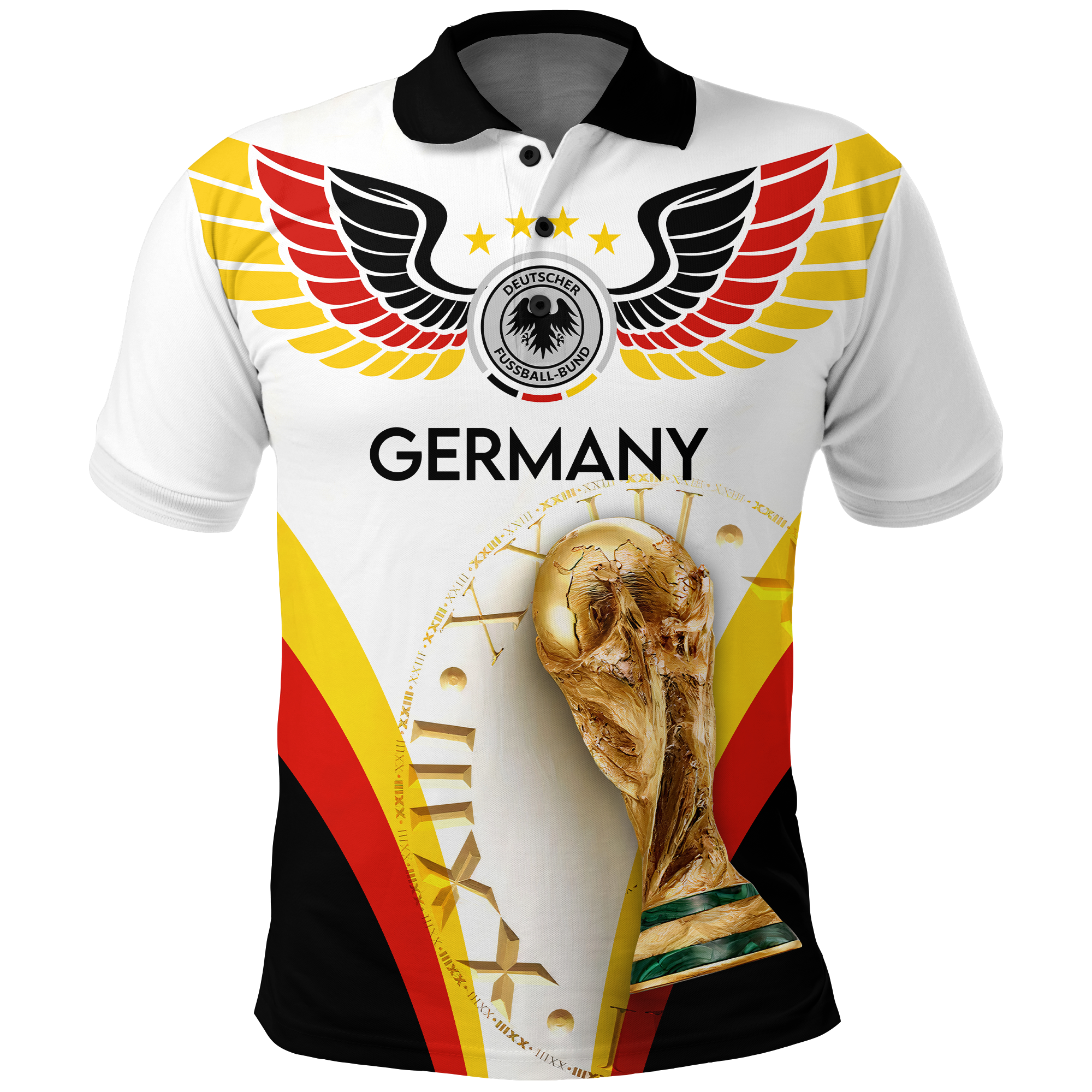 Germany Polo Shirt Football 2022 LT2 - Wonder Print Shop