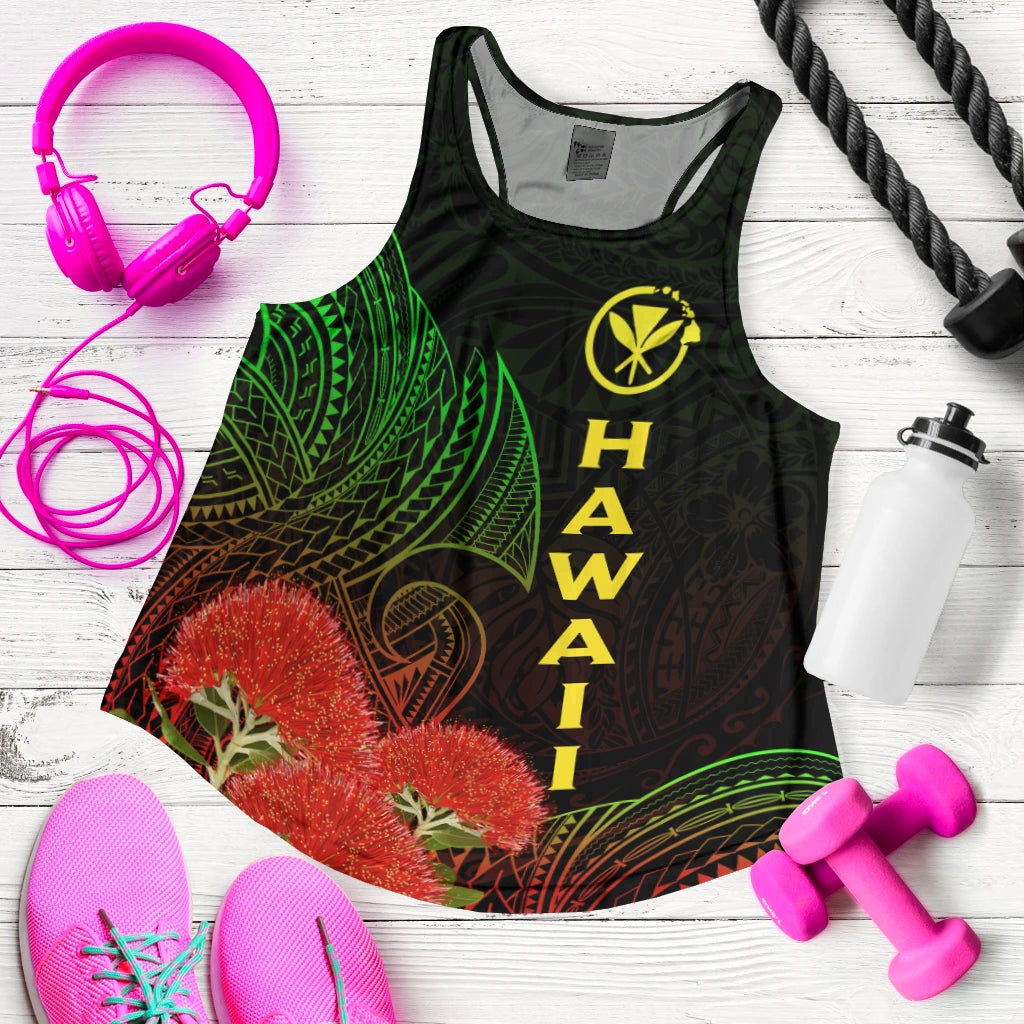 Hawaii Polynesian Women Racerback Tank - Ohia Lehua LT12 - Wonder Print Shop